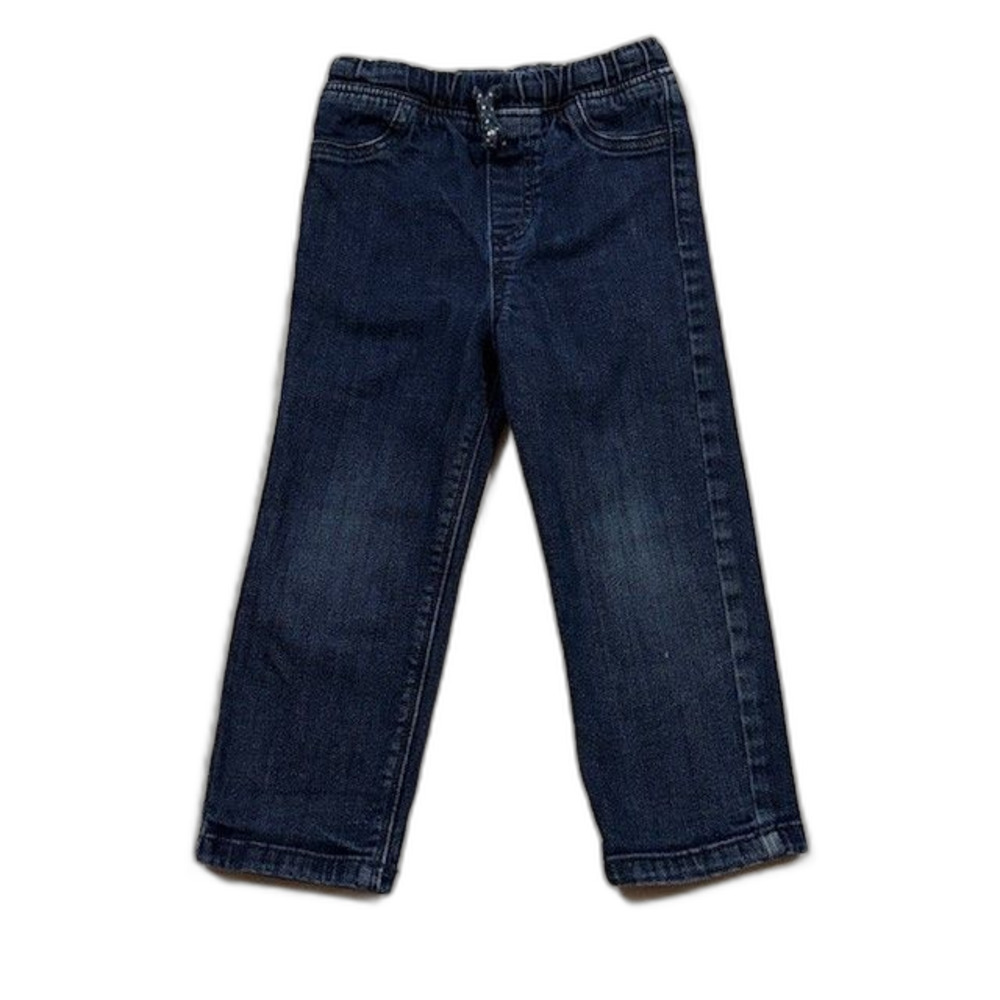 Jumping Beans Toddler Straight Fit Jeans 24 Months Dark Wash Pull On Denim